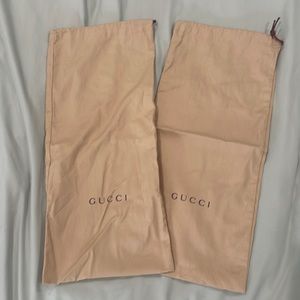 Gucci shoe bags set of 2